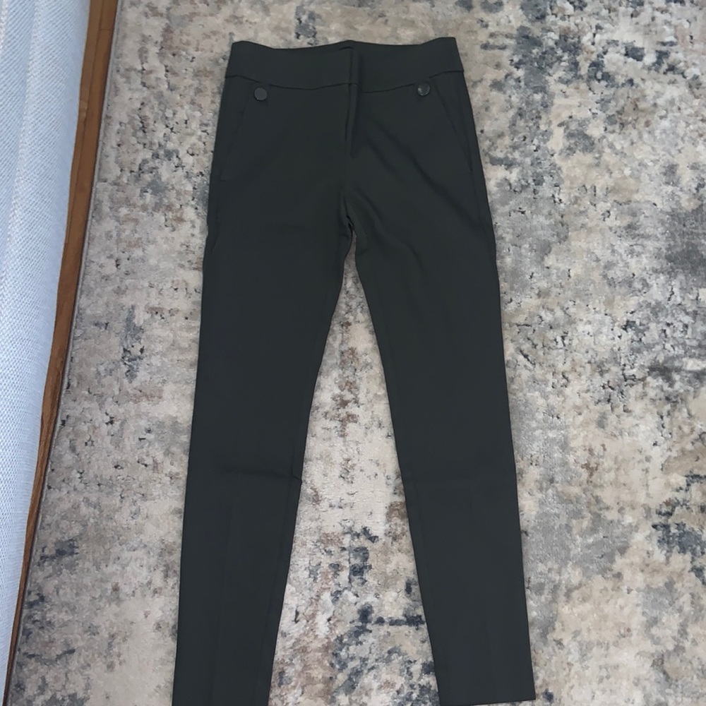 Loft skinny olive trousers - size 00P